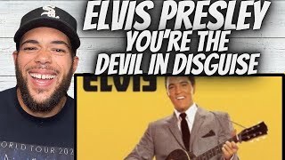 HAPPY BIRTHDAY!| FIRST TIME HEARING Elvis Presley  - You’re Devil In Disguise REACTION