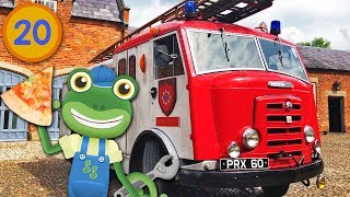 Gecko Makes Pizza In A Truck! | Gecko's Real Vehicles | Pizza Truck For Children | Learning Videos