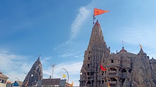 DhwajaRohan at Dwarkadhish Temple #dwarka #dwarkadhish #lordkrishna