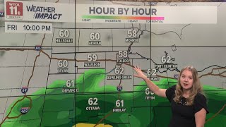 Mild Friday brings overnight shower; much warmer weekend ahead | WTOL 11 Weather