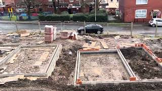 six 4 Bedroom detached House Foundation