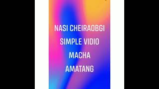 Cheiraobagi mathel simple video