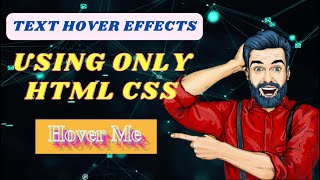 How To create text Shadow Hover Effect Using only HTML and CSS | CSS Text Hover Effects |