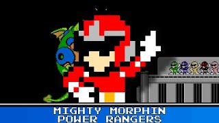 Mighty Morphin Power Rangers 8 Bit Remix