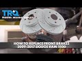 How To Replace Front Brakes 2009-18 Ram 1500