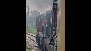 Ludhiana WDG-3A Alco Twins Chugging Hard #alco #chugging #train #icf #locomotive