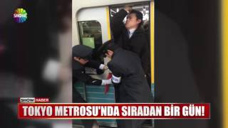 Tokyo metrosunda sıradan bir gün