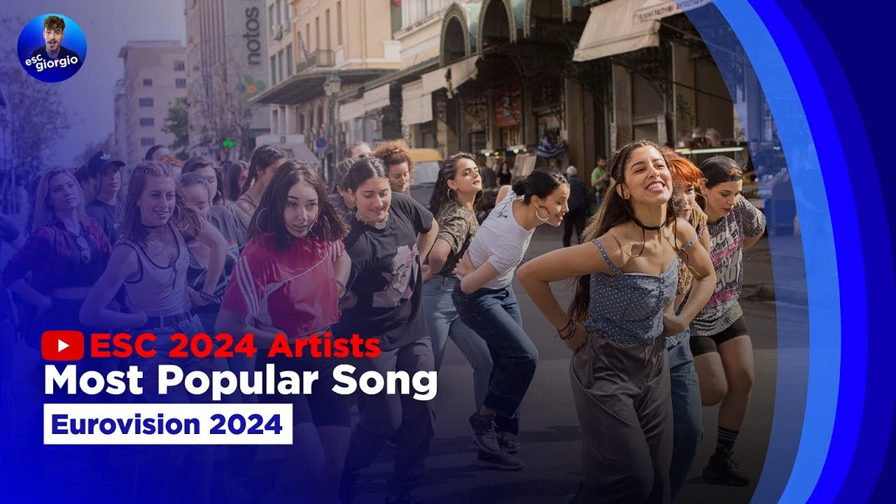 Eurovision 2024: Artists Most Popular Song - YouTube