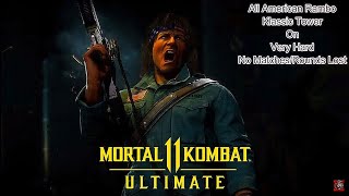 Mortal Kombat 11 Ultimate - All American Rambo Klassic Tower On Very Hard No Matches/Rounds Lost