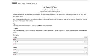 Codeforces 271A Beautiful Year: Step-by-Step Python Solution Explained