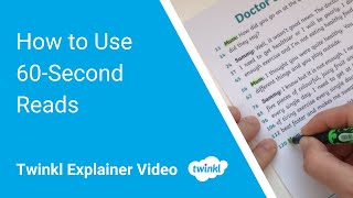 How to Use 60-Second Reads