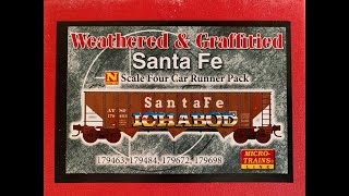 Micro-Trains Santa Fe 3- Bay Open Hopper