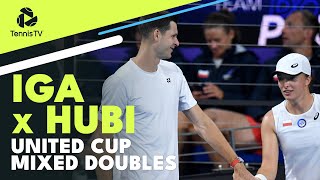 Poland's Iga Swiatek & Hubert Hurkacz Team Up For Mixed Doubles! | United Cup 2023 Highlights