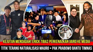 TEPAT SORE INI! ERICK RESMI PERKENALKAN PEMAIN BARI TIMNAS~MAURO ZIJLSTRSABATAL DINATURALISASI