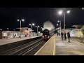 35028 clan line whistles through hassocks at speed