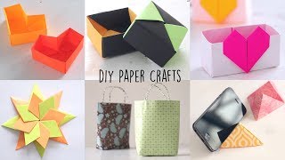 6 Lovely Paper Crafts | DIY Craft Ideas | Art All The Way