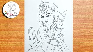 How to Draw Lord Murugan/Kartikeya Step by Step | Lord Murugan/Kartikeya Pencil Drawing