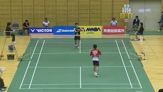 宮本 樹希（金沢学院クラブ） vs 丸尾 亮太郎（日立情報通信）2016ランキングサーキット MS 1回戦