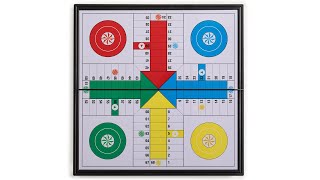 Ludo Magnetic Folding Travel Board Game Set - 9.75 Inches