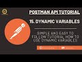 Postman API Testing Tutorial 15 - Mastering Dynamic Variables for Advanced API Testing with Postman
