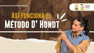 Así funciona el Método D’Hondt ¿Ya lo conocías?