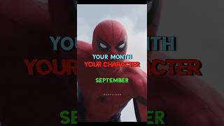 Your Month, Your Character - SEPTEMBER✨️ | #marvel #shorts #avengers #blackwidow