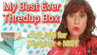 MY BEST BOX EVER! ~ Thredup Rescue Box Unboxing ~ $65 Women's Mixed Clothing Reject Mystery Box
