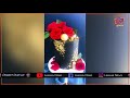 Vanilla Cake Layers With Pineapple Mousse Decoration With Red Rose | Lamha News