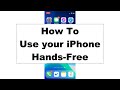 How to use iPhone hands-free (voice control tutorial)