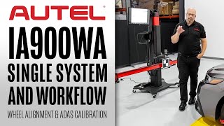 IA900 Single System & Workflow: Wheel Alignment & ADAS Calibration | Autel