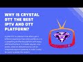 Download Crystal OTT - user and password Free for Android