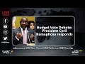 Budget Vote Debate: President Cyril Ramaphosa responds
