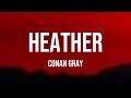 Heather - Conan Gray (Lyric Video) 🎧