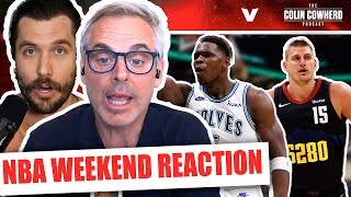 NBA Playoff Reaction: Timberwolves-Nuggets, Knicks-Pacers; Twolves-Mavs Predictions | Colin Cowherd