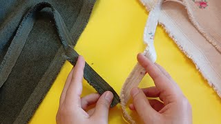 The Magical Secret of Using Fabric Selvage – Turn Your Clothes into Art! ✨🧵