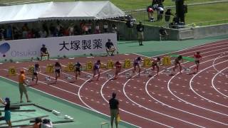 201600823_全国中学陸上(長野)_女子100m_予選4組