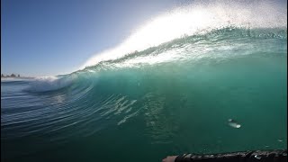 SOLID GLASSY SANDBANK | RAW POV SURF