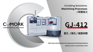 COMORK GJ-412 BT40 直孔+錐孔+端面研磨