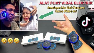 Nyobain alat pijat mini EMS - Review Jujur Alat Pijat elektrik Viral di Tiktok