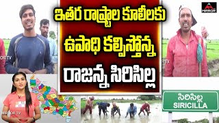 Uttar Pradesh Laborers Working in Rajanna Sircilla District | Telangana Farming | KTR | Mirror TV