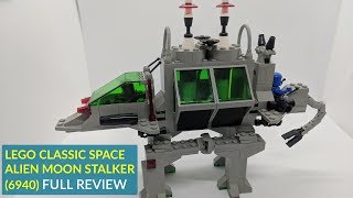 LEGO Classic Space Alien Moon Stalker (6940) Review: the Model \u0026 the Box in 4K