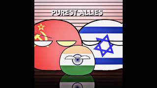 India's Allies Of All Time 🗿II #shorts #edit #countryballs #india #history