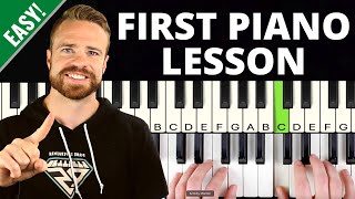 Download How to Play Piano: Day 1 - EASY First Lesson for Beginners mp3