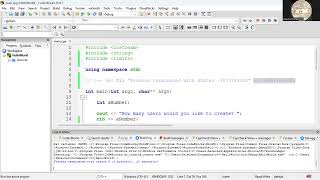 C++ 76: Fix "Process terminated with status -1073741510" in Code::Blocks