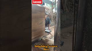 Belah Kayu Jati Terbesar pesanan pintu Mojokerto DM 89 pjg 260, Indonesian Teak sawing