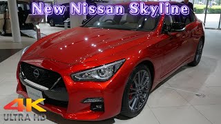 新型日産スカイライン 400R 2024年カーマインレッド - NEW 2024 NISSAN SKYLINE 400R - New Nissan Skyline 2024 Red