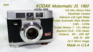 KODAK Motormatic 35.  1960