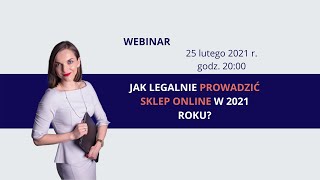 Jak legalnie prowadzić sklep online