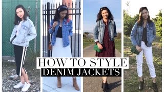 How to Style 穿搭分享 | 牛仔外套 Denim Jackets｜Sharonsharbear