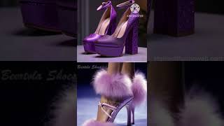 Purple glitter vs purple fur and your favorite #comment #share #choose #dressuplook